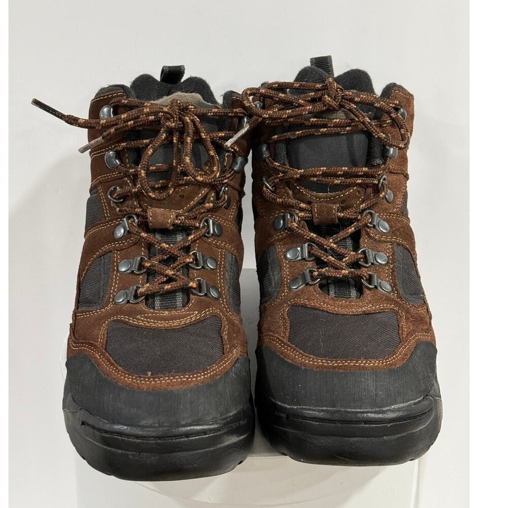 Womens Size 9M Leather Hiking Boots Northside Brown Suede Trail Gorpcore Outdoor